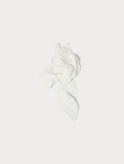 Clearance Marina Rinaldi Flower brooch WHITE