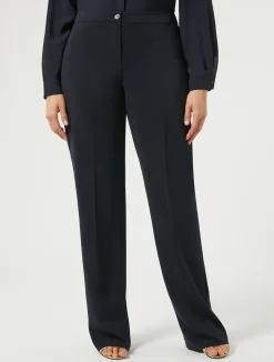 Outlet Marina Rinaldi Fluid cady trousers ULTRAMARINE