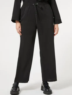 Discount Marina Rinaldi Fluid cady trousers BLACK