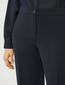 Outlet Marina Rinaldi Fluid cady trousers ULTRAMARINE