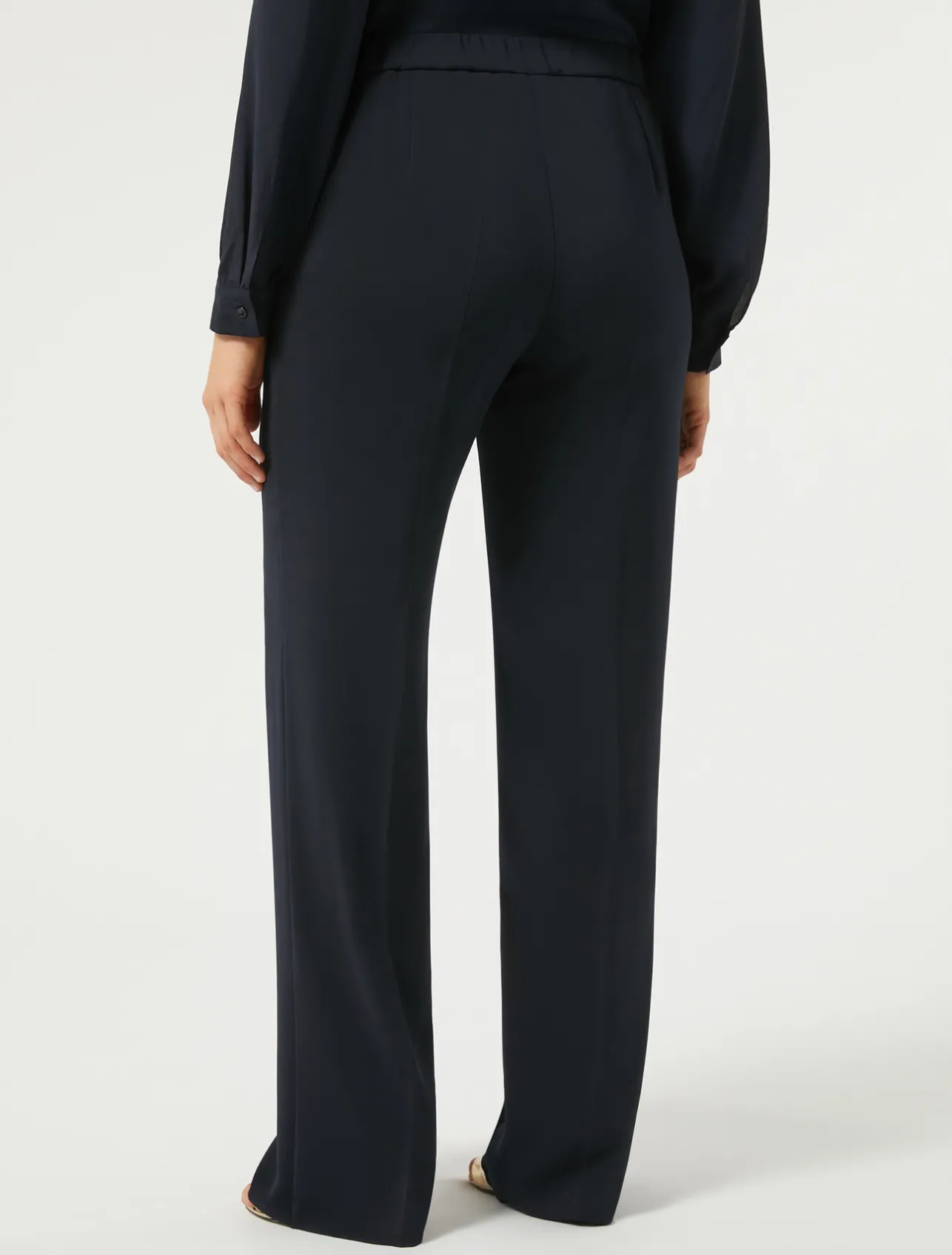 Outlet Marina Rinaldi Fluid cady trousers ULTRAMARINE