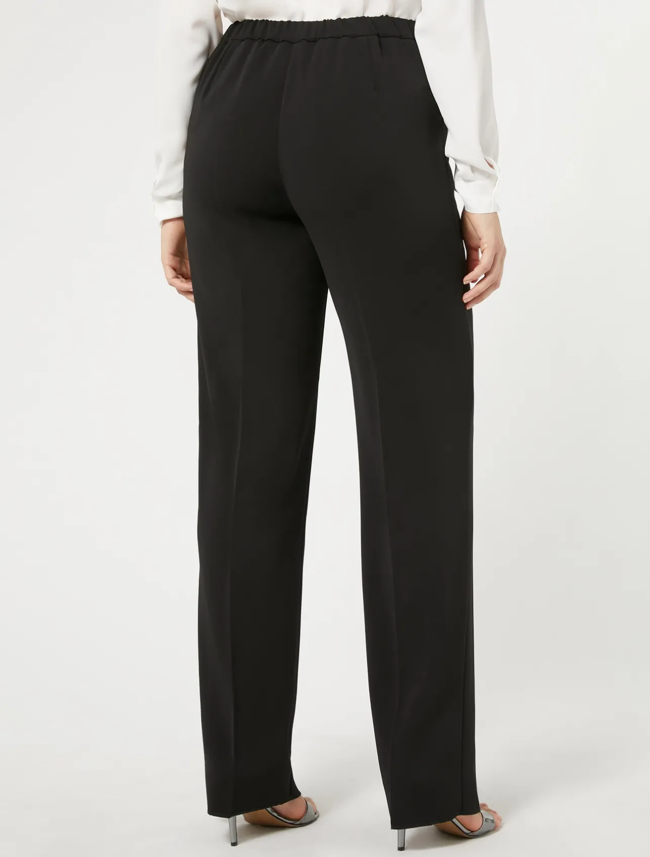 Online Marina Rinaldi Fluid cady trousers BLACK
