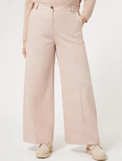 New Marina Rinaldi Fluid gabardine trousers PINK