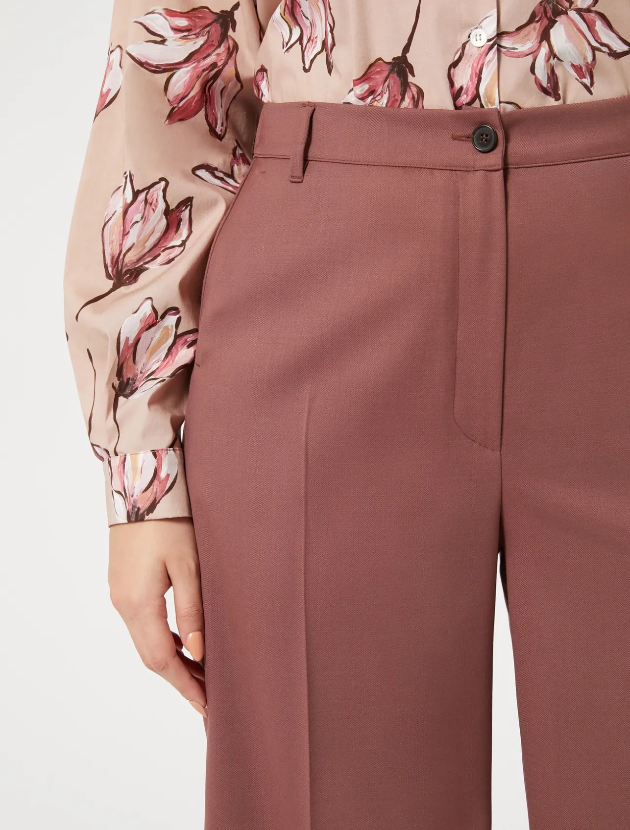 Hot Marina Rinaldi Fluid gabardine trousers FARD