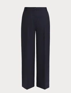 New Marina Rinaldi Fluid gabardine trousers MIDNIGHTBLUE