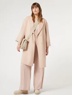 New Marina Rinaldi Fluid gabardine trousers PINK