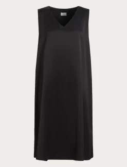 Best Marina Rinaldi Fluid satin dress BLACK