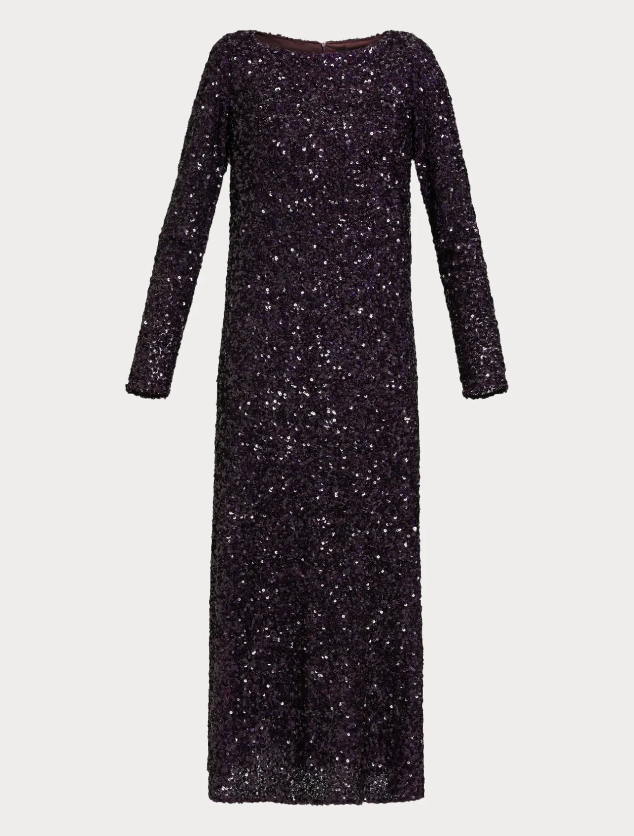 Hot Marina Rinaldi Fully sequinned long dress BORDEAUX