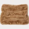 Sale Marina Rinaldi Fur-effect collar CAMEL