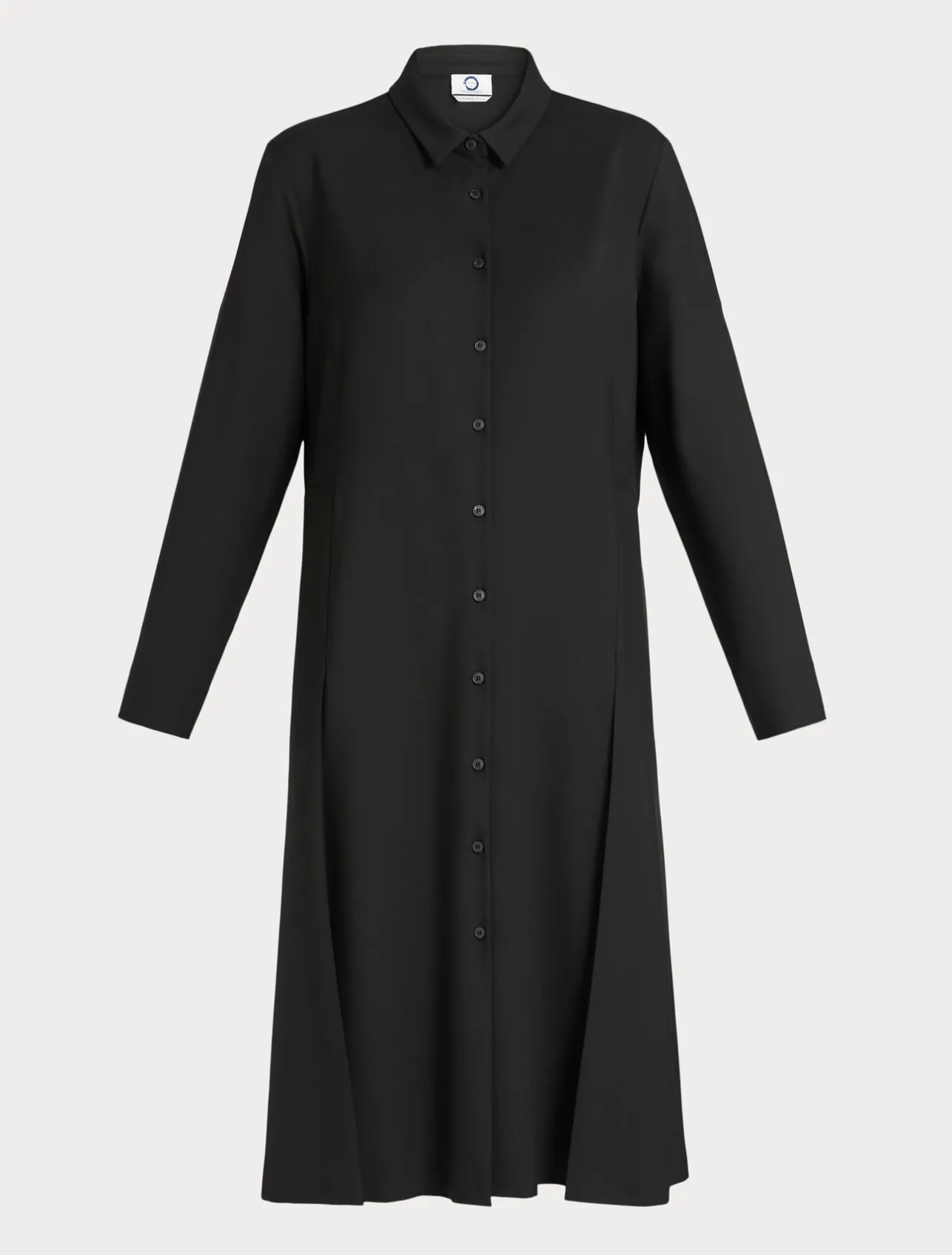 Outlet Marina Rinaldi Gabardine shirt dress BLACK