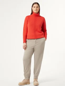 Clearance Marina Rinaldi Gabardine trousers TURTLEDOVE