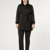 Outlet Marina Rinaldi Gabardine trousers BLACK