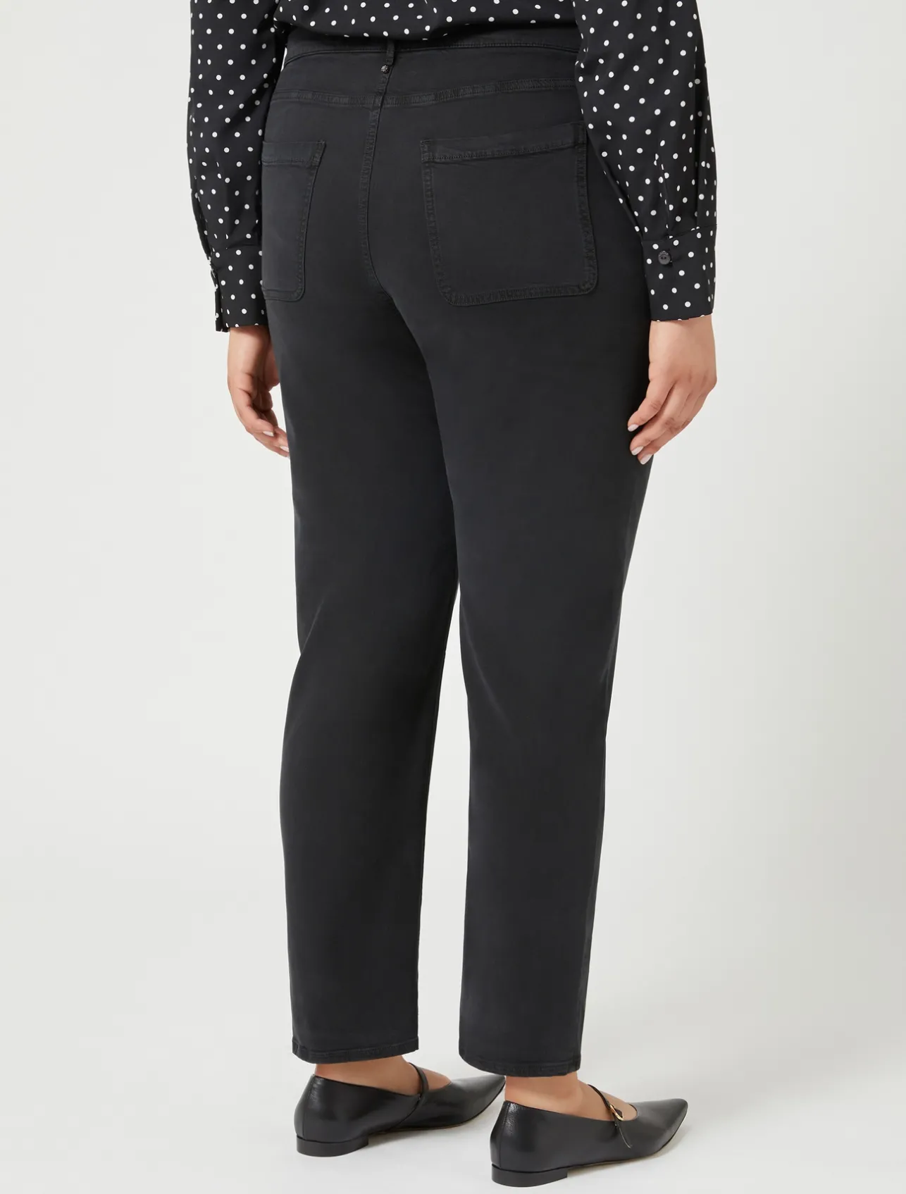 Hot Marina Rinaldi Gabardine trousers BLACK