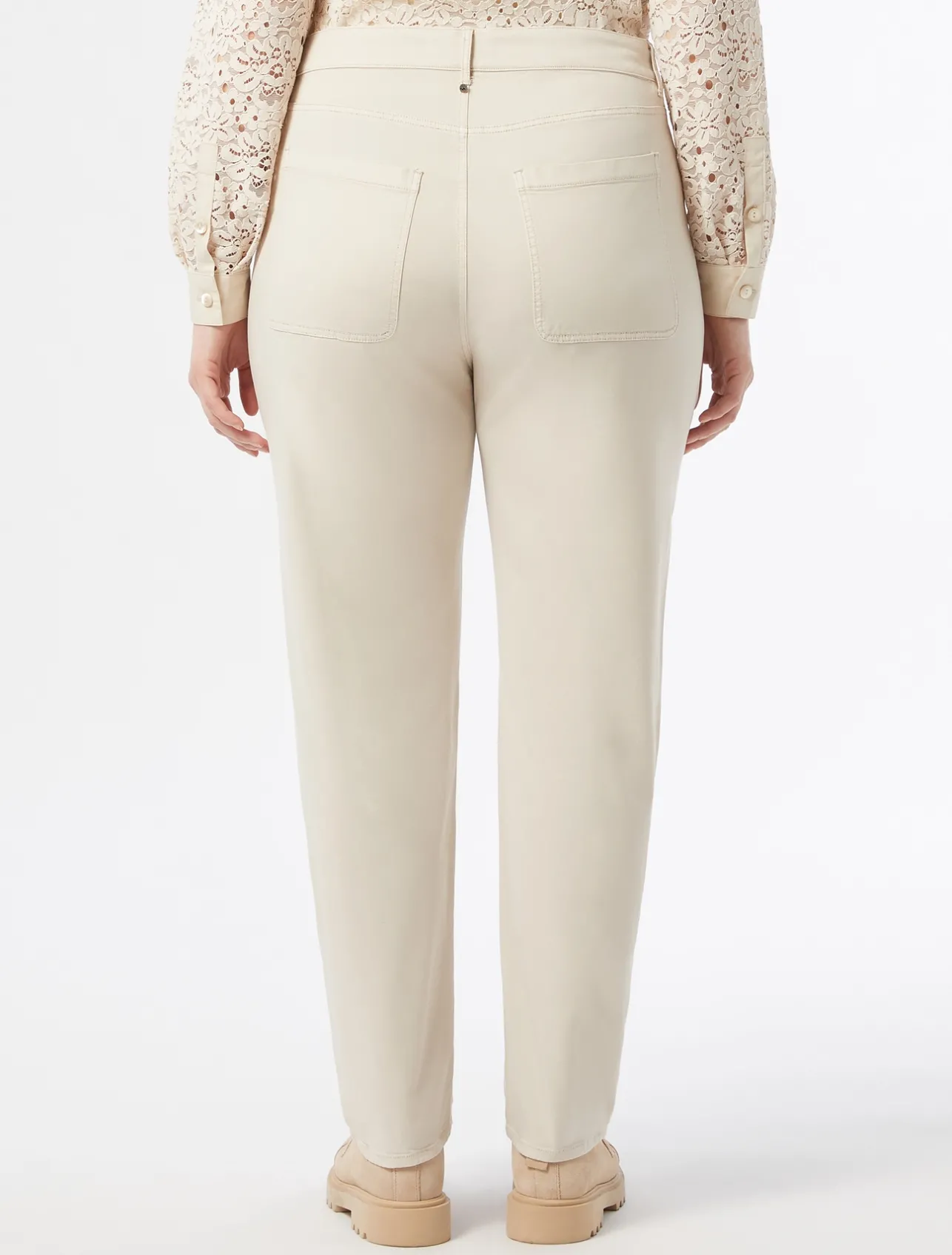 Discount Marina Rinaldi Gabardine trousers BEIGE