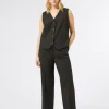 Online Marina Rinaldi Gabardine wool trousers BLACK
