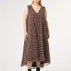Clearance Marina Rinaldi Georgette dress BLACK