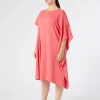 Fashion Marina Rinaldi Georgette dress CORAL