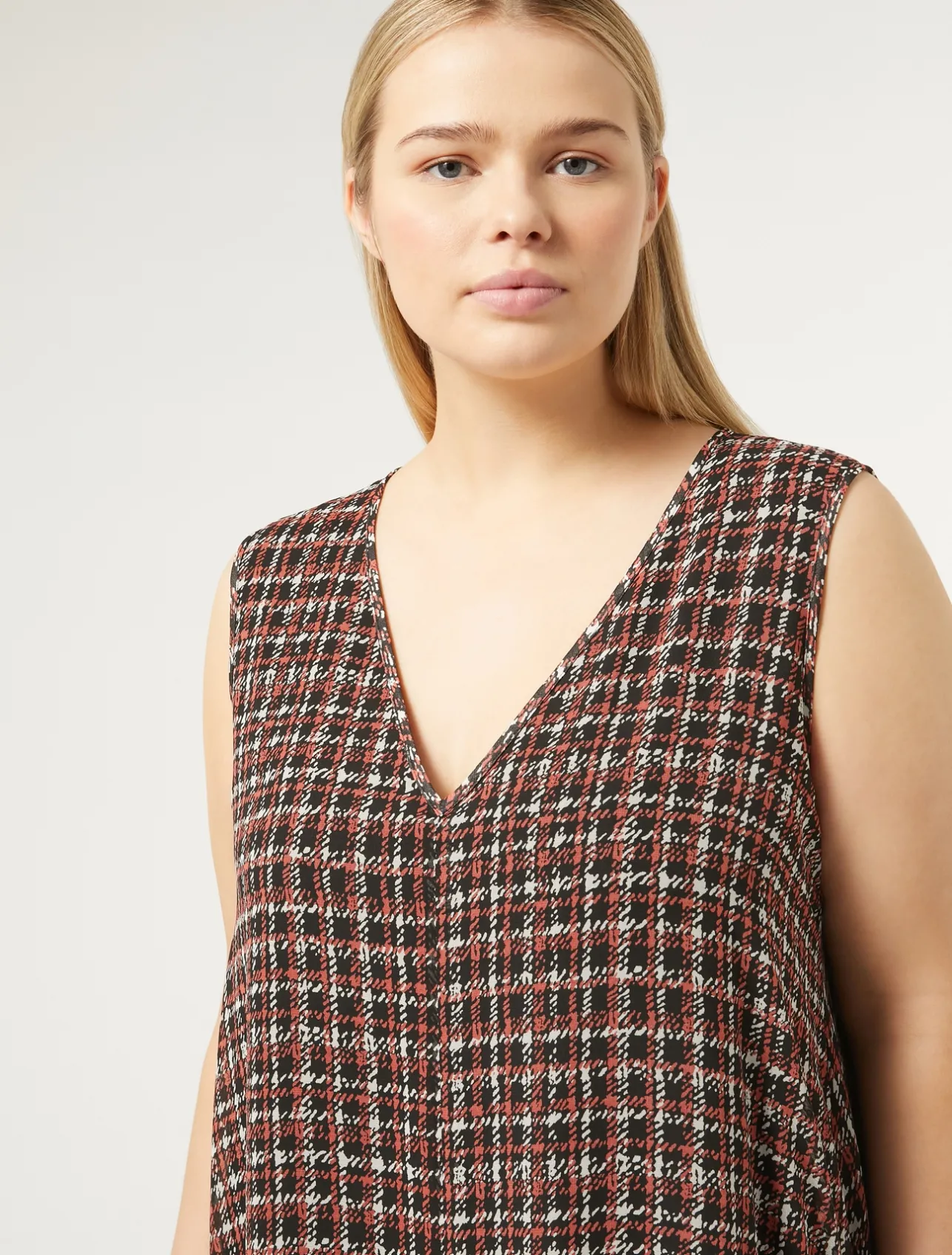 Clearance Marina Rinaldi Georgette dress BLACK