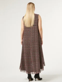 Clearance Marina Rinaldi Georgette dress BLACK
