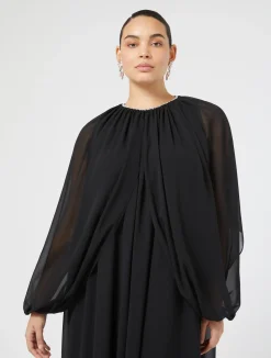 Best Marina Rinaldi Georgette shrug BLACK