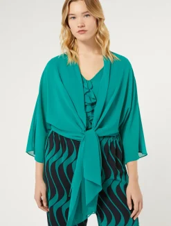 Sale Marina Rinaldi Georgette shrug JADE