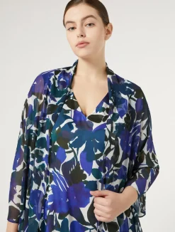 Best Marina Rinaldi Georgette shrug COFFEE
