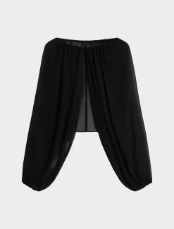 Best Marina Rinaldi Georgette shrug BLACK