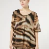 Discount Marina Rinaldi Georgette top BLACK