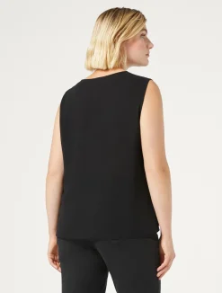 New Marina Rinaldi Georgette top BLACK
