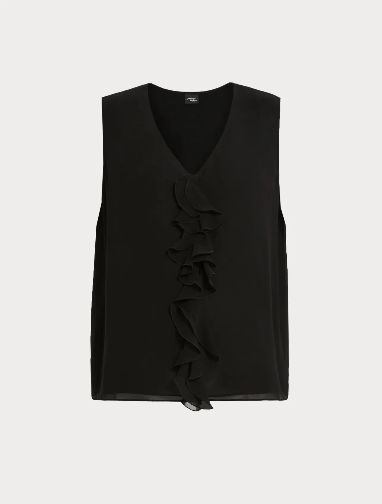 New Marina Rinaldi Georgette top BLACK