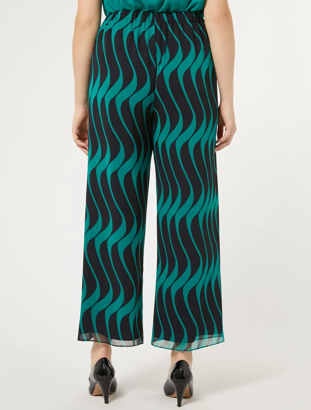 Hot Marina Rinaldi Georgette trousers ULTRAMARINE