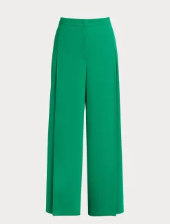 Discount Marina Rinaldi Georgette trousers GREEN