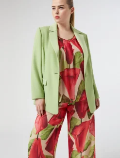 Discount Marina Rinaldi Georgette trousers PINK