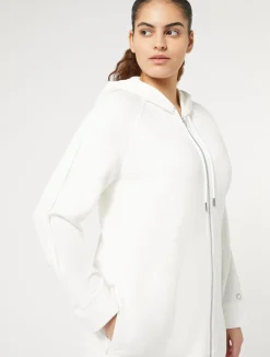 Hot Marina Rinaldi Interlock jersey sweatshirt WHITE