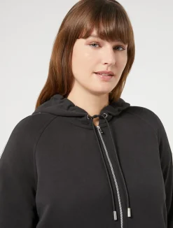 Online Marina Rinaldi Interlock jersey sweatshirt BLACK