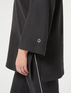 Hot Marina Rinaldi Interlock jersey sweatshirt BLACK