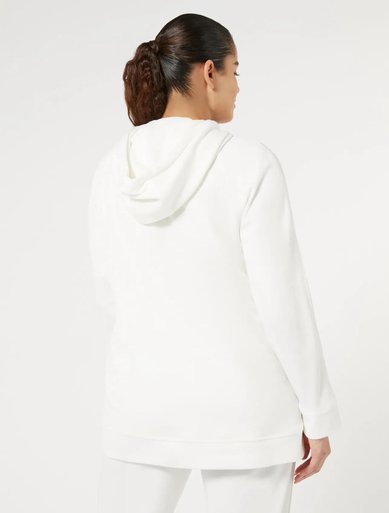 Hot Marina Rinaldi Interlock jersey sweatshirt WHITE