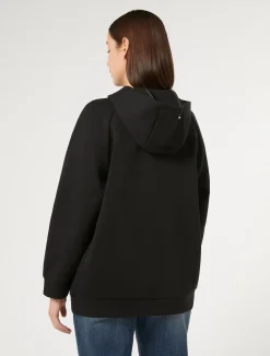 New Marina Rinaldi Interlock jersey sweatshirt BLACK