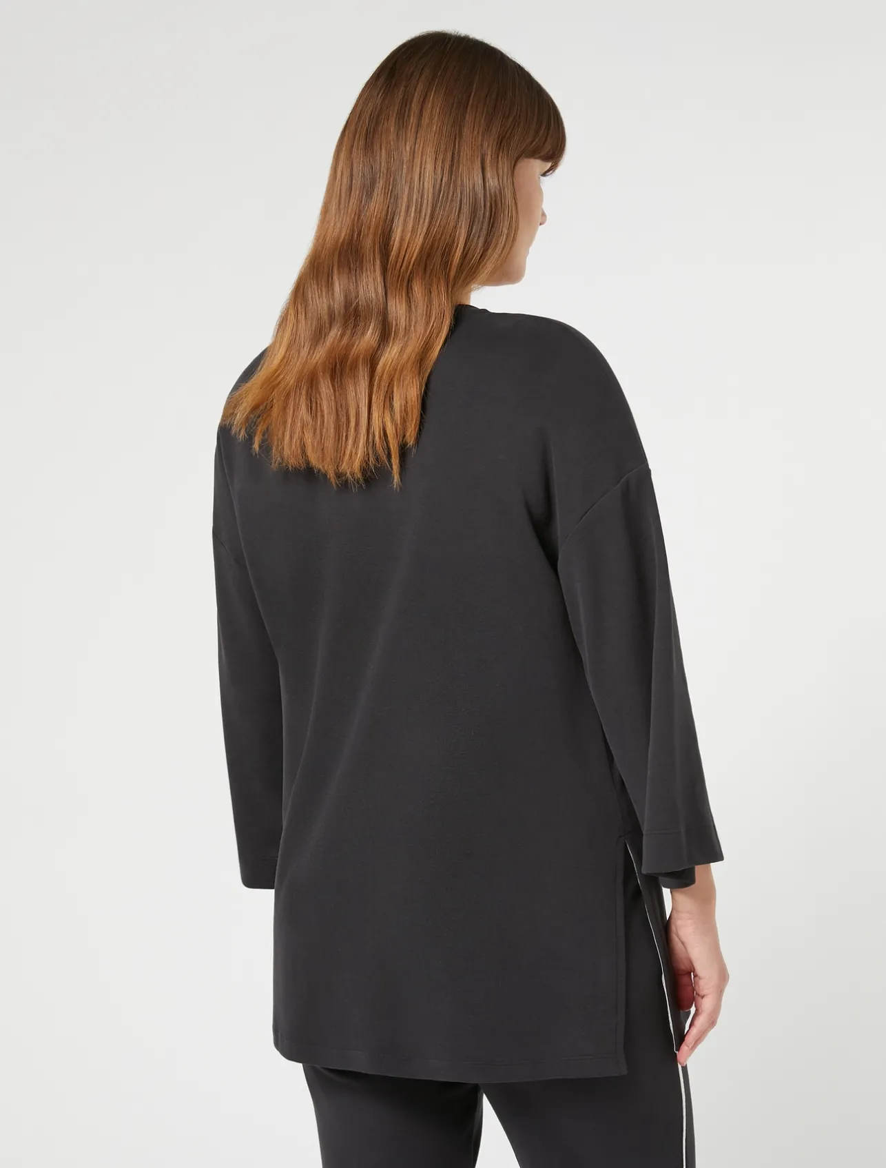 Hot Marina Rinaldi Interlock jersey sweatshirt BLACK