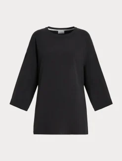 Hot Marina Rinaldi Interlock jersey sweatshirt BLACK