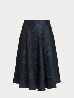 Hot Marina Rinaldi Jacquard fabric skirt ULTRAMARINE