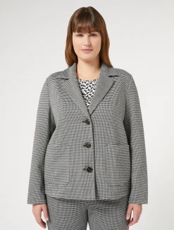 Hot Marina Rinaldi Jacquard jersey jacket BLACK