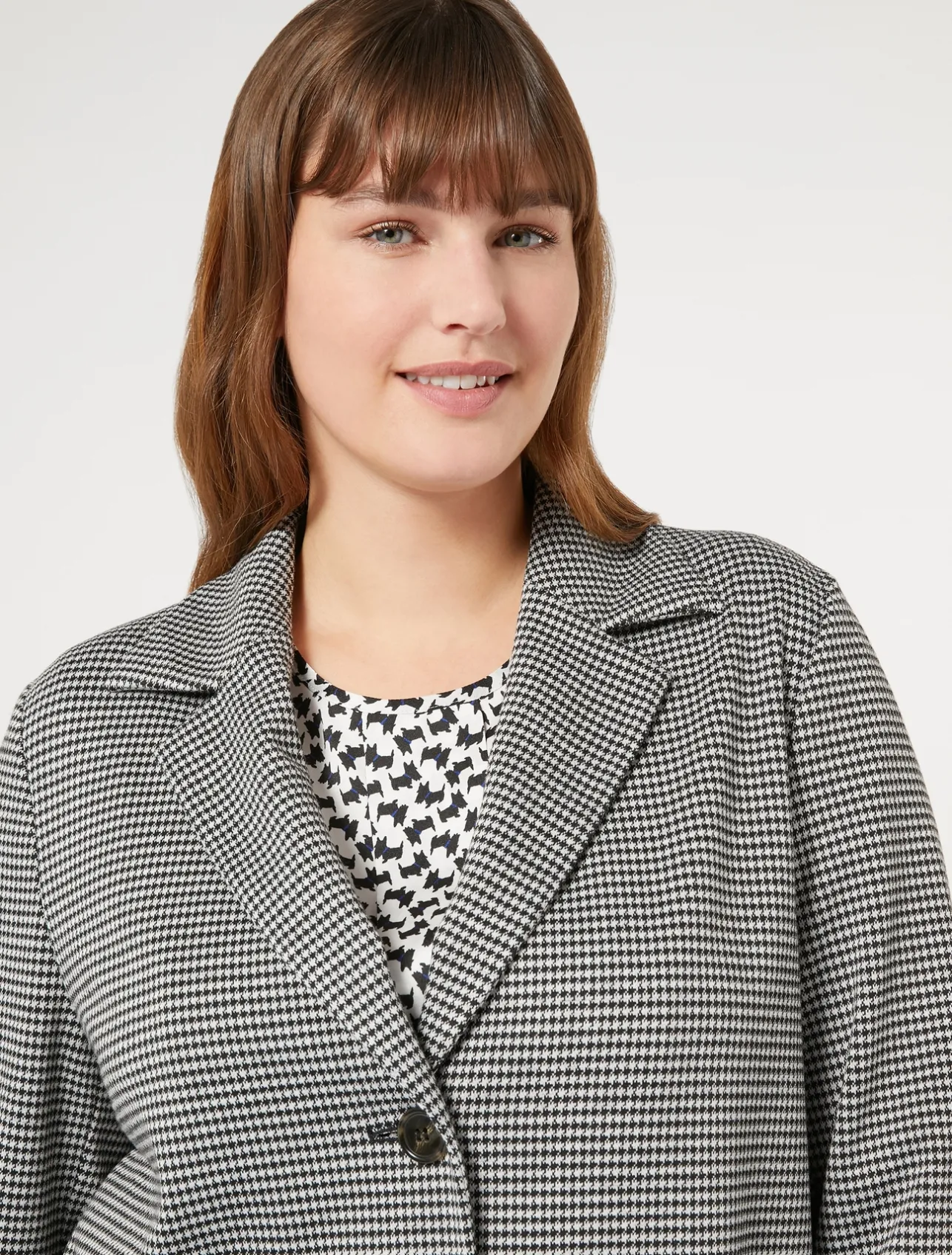 Hot Marina Rinaldi Jacquard jersey jacket BLACK