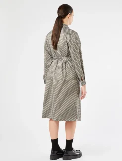 Best Marina Rinaldi Jacquard shirt dress SAND