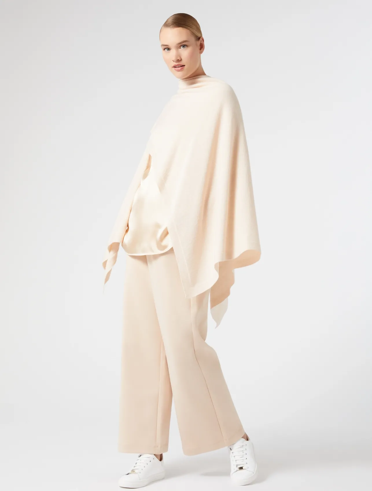 Best Marina Rinaldi Jersey and satin T-shirt PINK