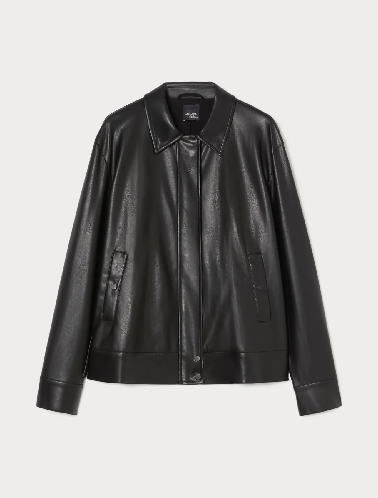 Online Marina Rinaldi Jersey bomber jacket BLACK