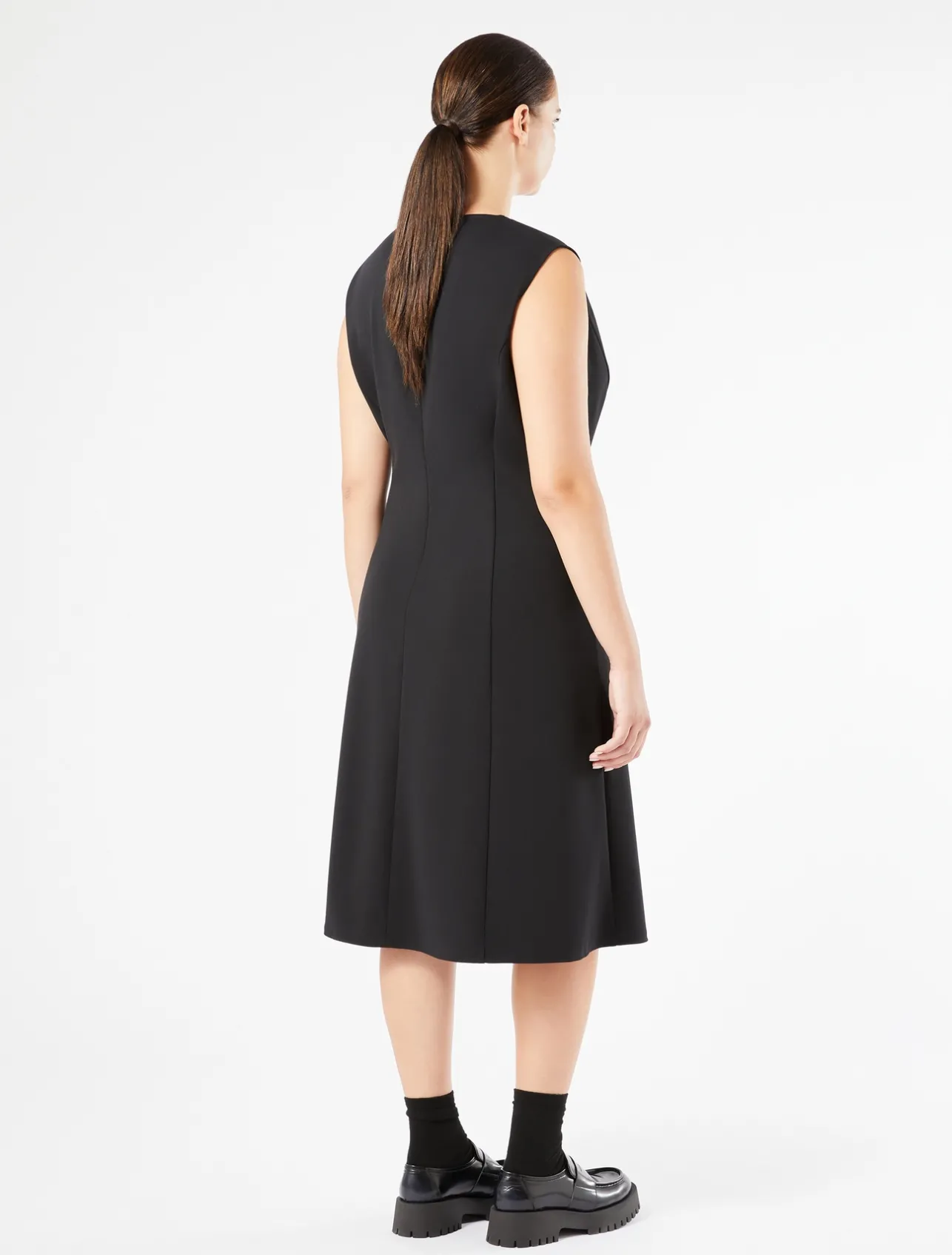Sale Marina Rinaldi Jersey dress BLACK