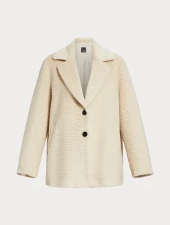 Discount Marina Rinaldi Jersey heavy jacket ALBINO