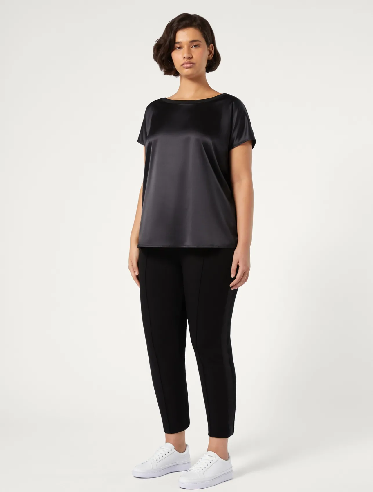 Sale Marina Rinaldi Jersey joggers BLACK