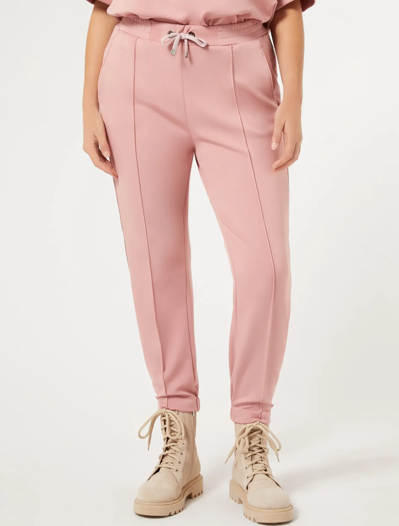 Sale Marina Rinaldi Jersey joggers ANTIQUEROSE